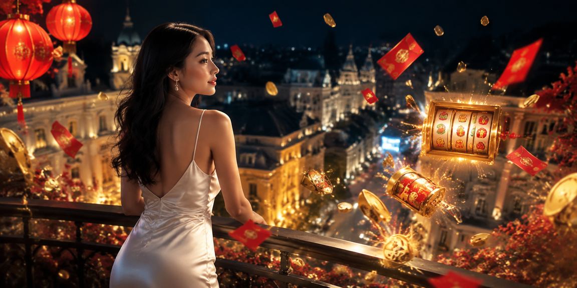 Người chơi slot game tại Hà Nội với phố đèn lồng lung linh về đêm