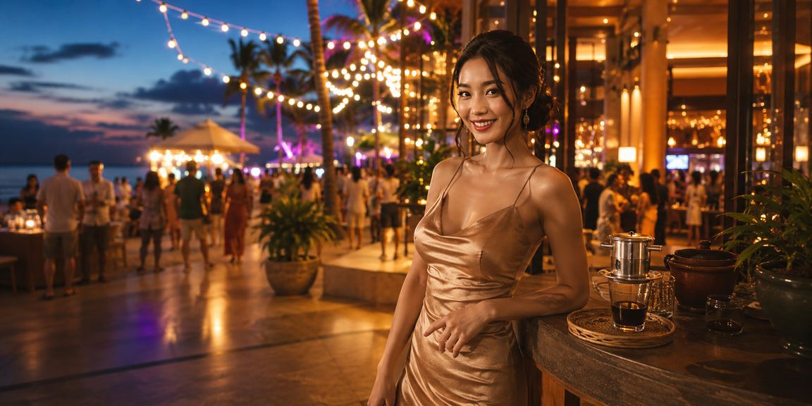 Không gian giải trí casino và cà phê tại Phú Quốc với trải nghiệm trò chơi trực tuyến